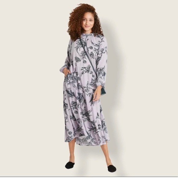 a new day Dresses & Skirts - a new day Peasant Bohemian Lavender Shift Dress NWOT